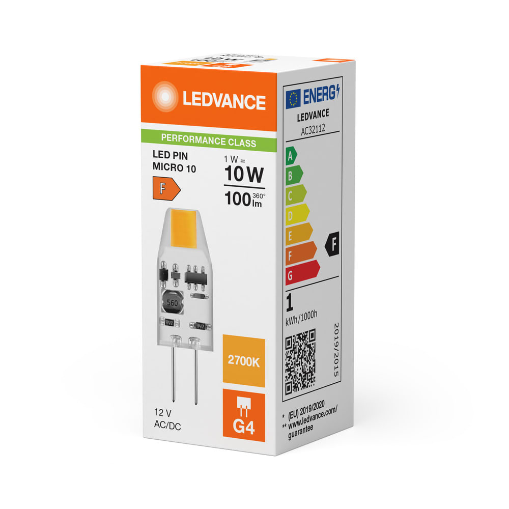 LEDVANCE - Microfono a LED PINMIC10 1W/827 12V G4 P
