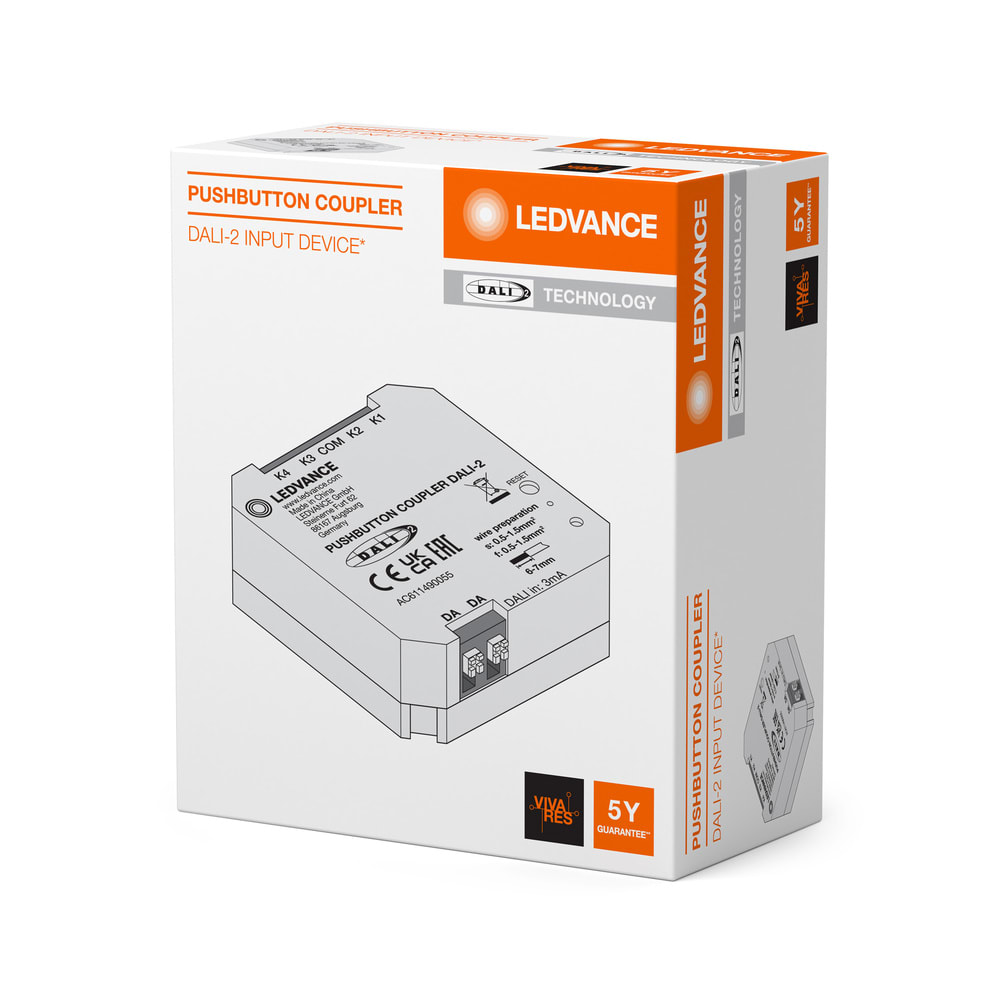 LEDVANCE - Accoppiatore Pulsante DALI-2, LEDV - Accoppiatore Pulsante DALI-2