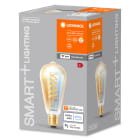 LEDVANCE - Lampadina Smart WiFi Filament Edison, 8W, 2200K, E27