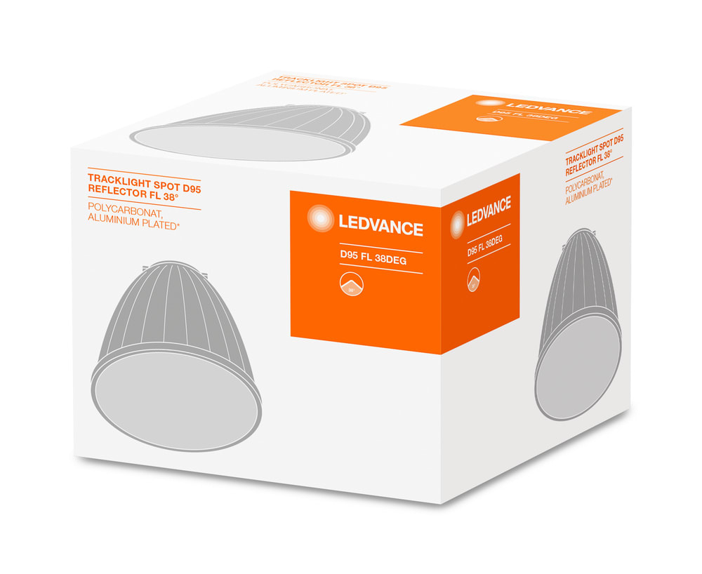 LEDVANCE - Faretto LEDV per binario, riflettore SP D95 FL