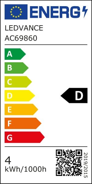LEDVANCE - LED CLP40 DIM 3.4W 827 FILCL E14 P LEDV
