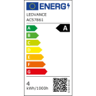 LEDVANCE - Lampadina LED, 3.8W, E14, Efficienza Energetica A, 827, Vetro Opaco