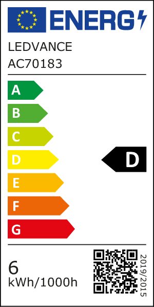 LEDVANCE - LED CLB60 5.9W 827 FILFR E14 V LEDV