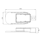 LEDVANCE - Lampada LEDV, Area Esterna, 150W, IP66, Grigia
