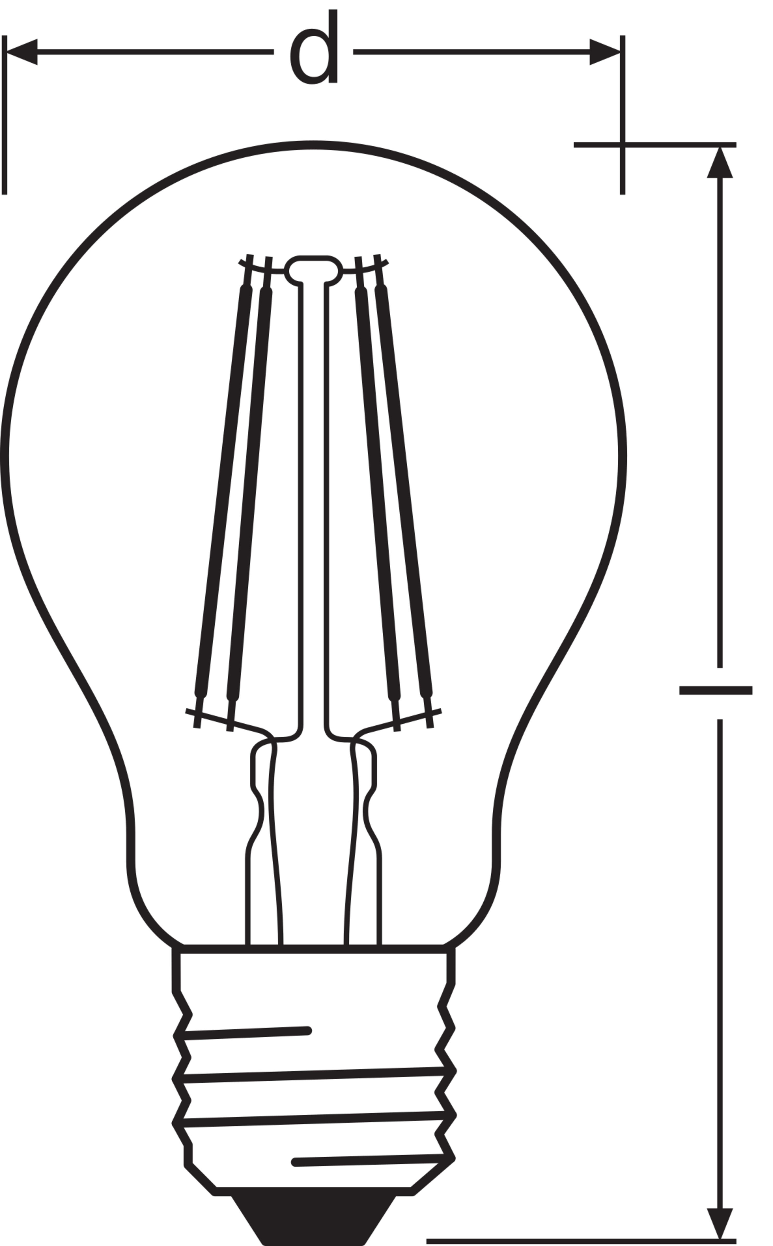 LEDVANCE - Lampadina LED, 5.8W, 4000K, E27, Alte CRI 90
