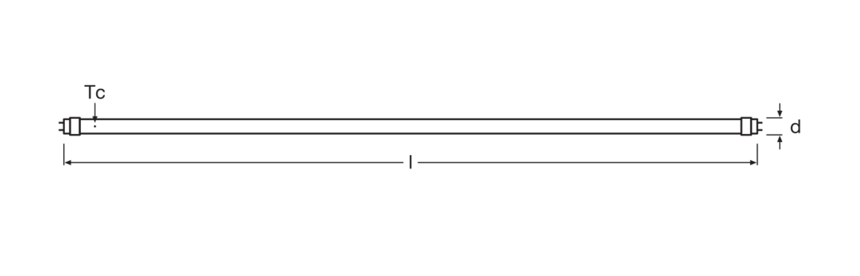 LEDVANCE - ST8E-1.2M 16W/830 220-240V AC FLH1 LEDV