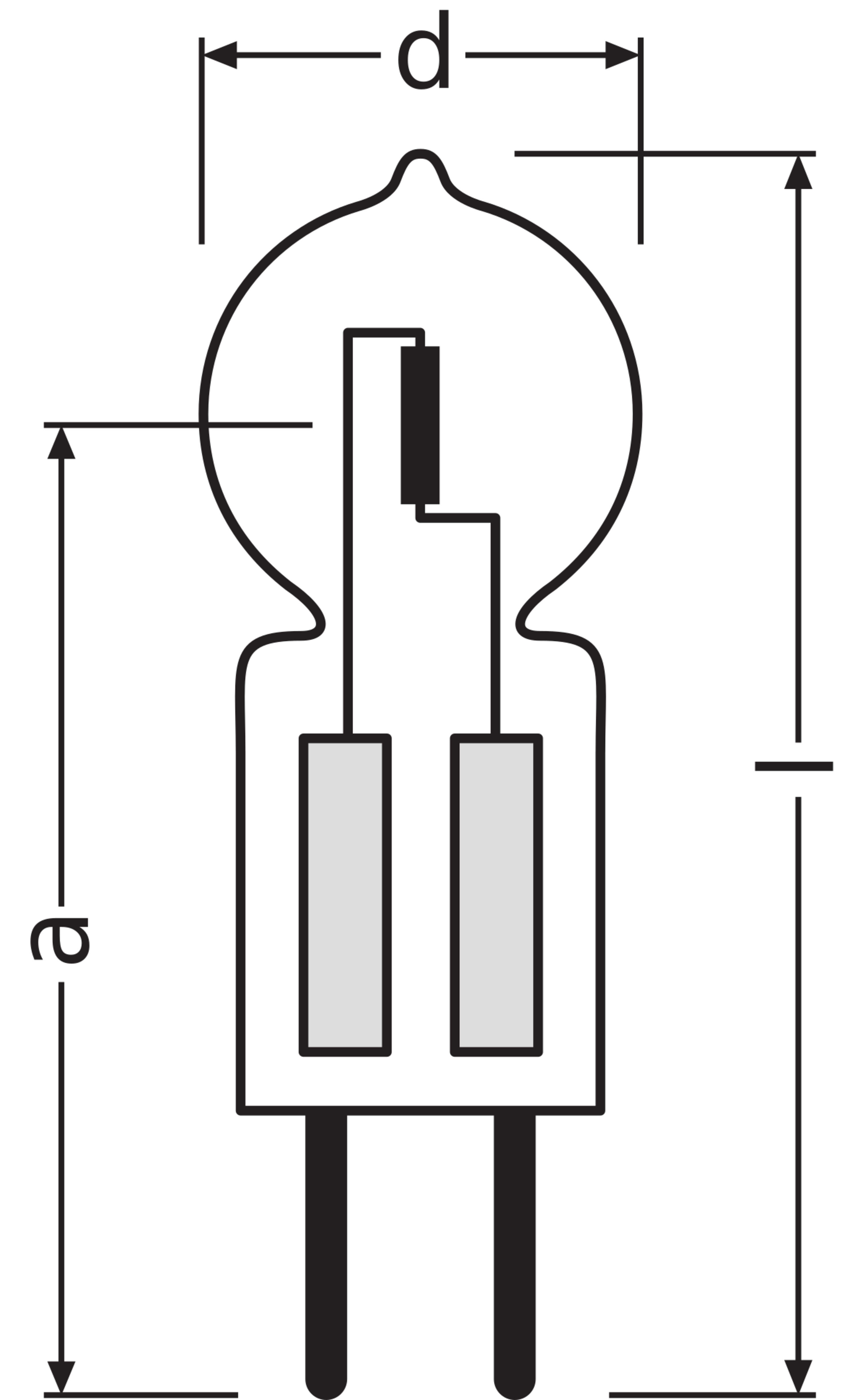 LEDVANCE - Lampada OSRAM HALOSTAR PRO 60W 12V GY6.35, Alfanum. 64447