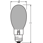 LEDVANCE - Lampada HQI-E 1000W/N, Osram, Potenza 1000W, Attacco E40, Rivestimento RWL1