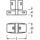 LEDVANCE - Connettori LED per strisce LED, Alfanum. PFM e VAL -CSD/P2/P