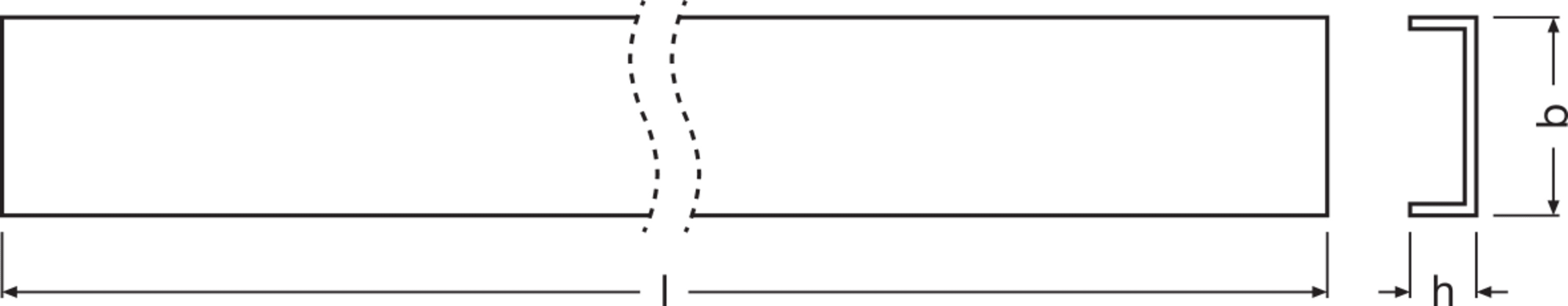 LEDVANCE - Coperture Profili Strip LED, Alfanum. PC/P02/D/1