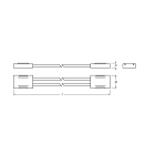 LEDVANCE - Connettori per strisce LED COB, Classe Prestazioni P2, 50mm