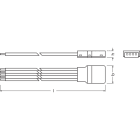 LEDVANCE - Connettori LED per strisce LED RGBW, 500 pezzi, alfanum.