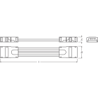 LEDVANCE - Connettori per strisce LED RGBW, Alfanum. PFM-CSW/P5/50 BT2