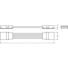 LEDVANCE - Connettori per strisce LED RGBW, Alfanum. PFM-CSW/P5/50/P BT2