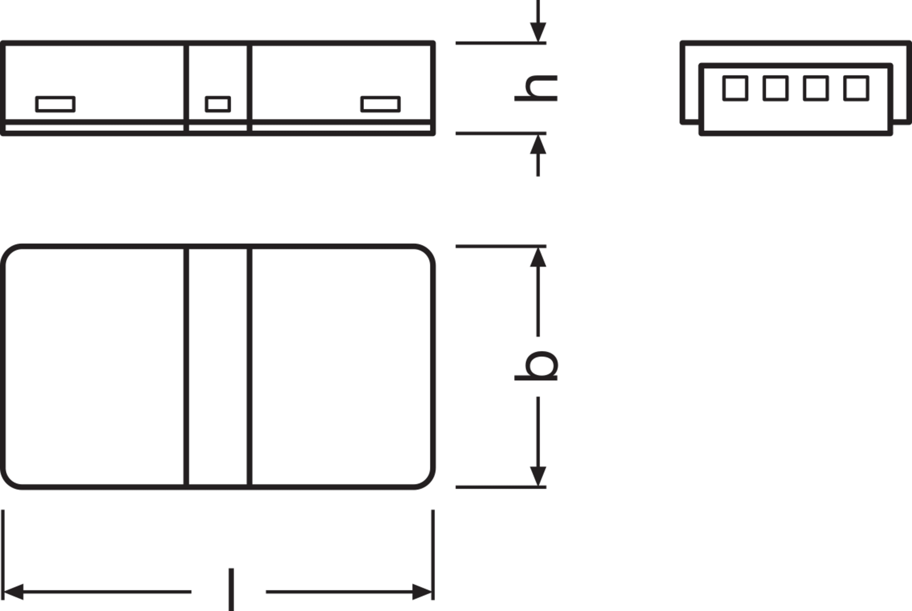 LEDVANCE - Connettori LEDV per strisce LED RGBW, Alfanum. PFM-CSD/P5/P BT2