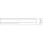 LEDVANCE - Profilo LED per strisce LED, 16x5mm, 10 pezzi, alluminio, nero