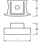 LEDVANCE - Profilo LED per Strisce LED, Medio, LS AY-PM04/EC/H FS2