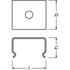 LEDVANCE - Profilo LEDV per Strisce LED, Medio, Alfanum. PM01/MB
