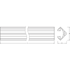 LEDVANCE - Profilo LEDV per strisce LED, 19x19mm, 10mm, 1 pezzo