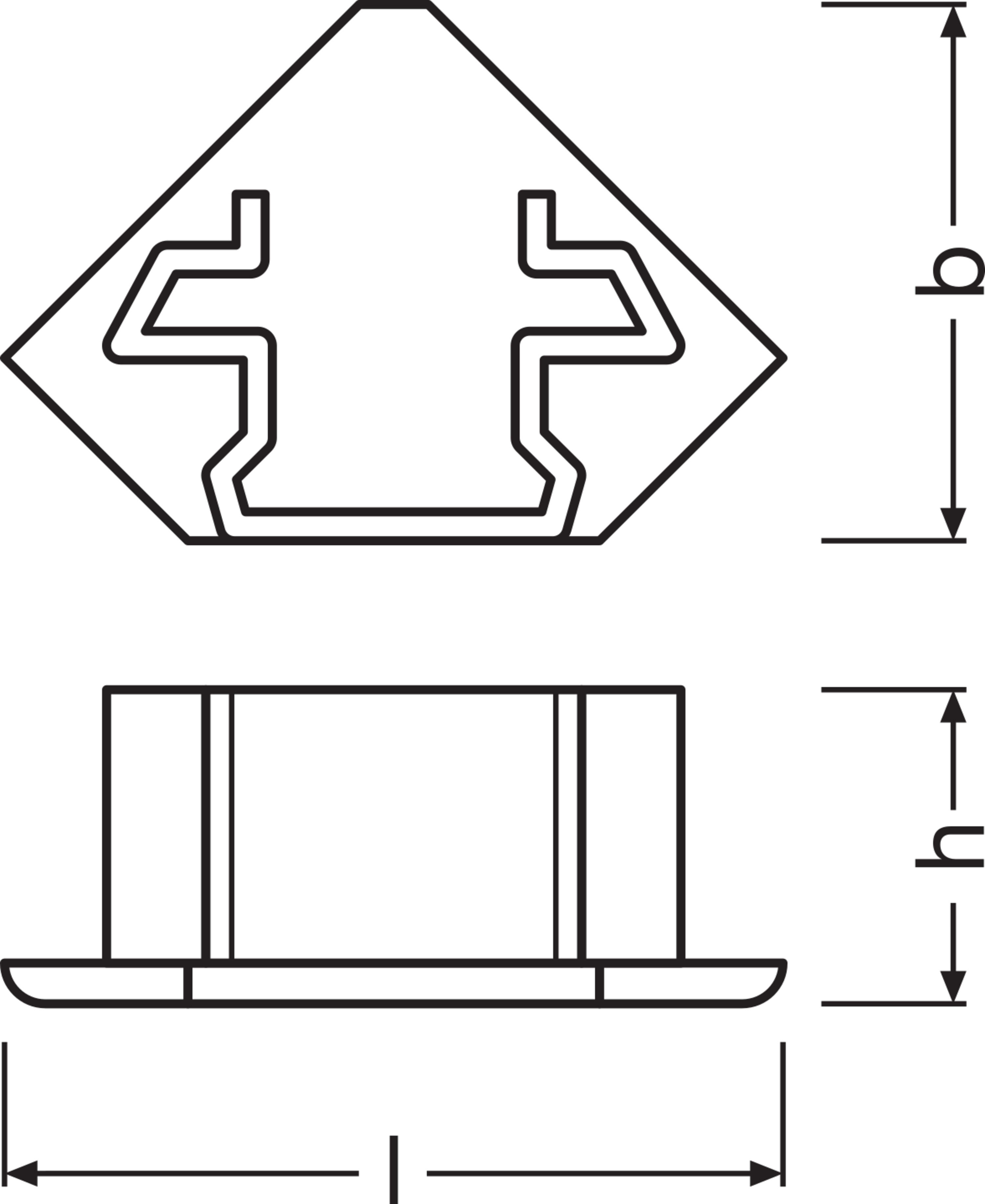 LEDVANCE - Profilo LEDV per strisce LED, medio, compatibile con LS AY-PM03/EC FS2