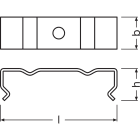 LEDVANCE - Profilo LEDV per Strisce LED, Larghi, Alfanum. PW03/MB