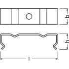 LEDVANCE - Profili LED per Strisce LED, Larghi, Alfanum. PW02/MB
