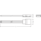 LEDVANCE - Connettori per strisce LED TW, 500W, BT2, Alfanum.