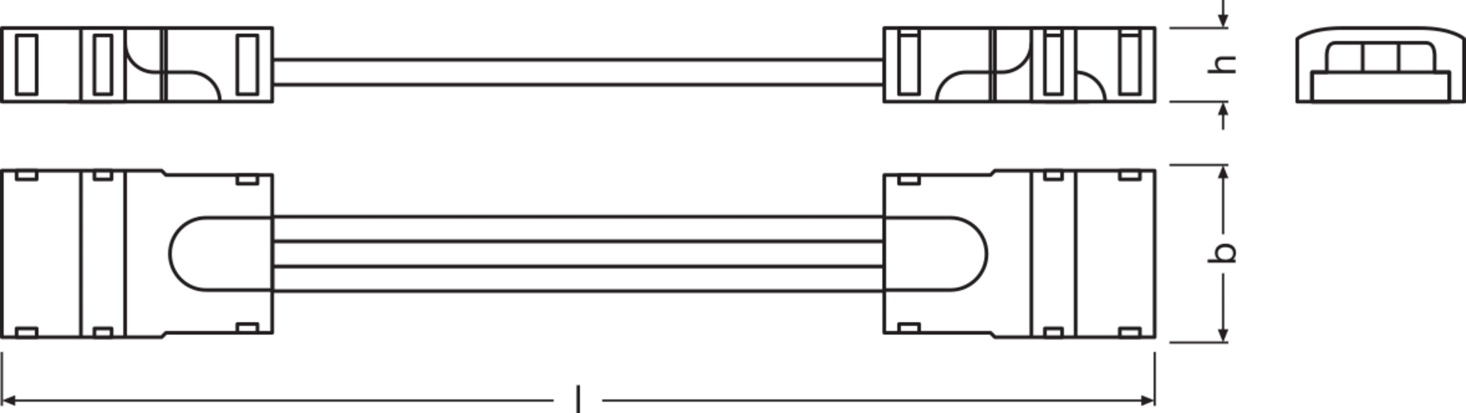 LEDVANCE - Connettori per strisce LED TW, BT2, 50 pezzi