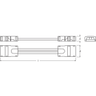 LEDVANCE - Connettori per strisce LED TW, BT2, 50 pezzi