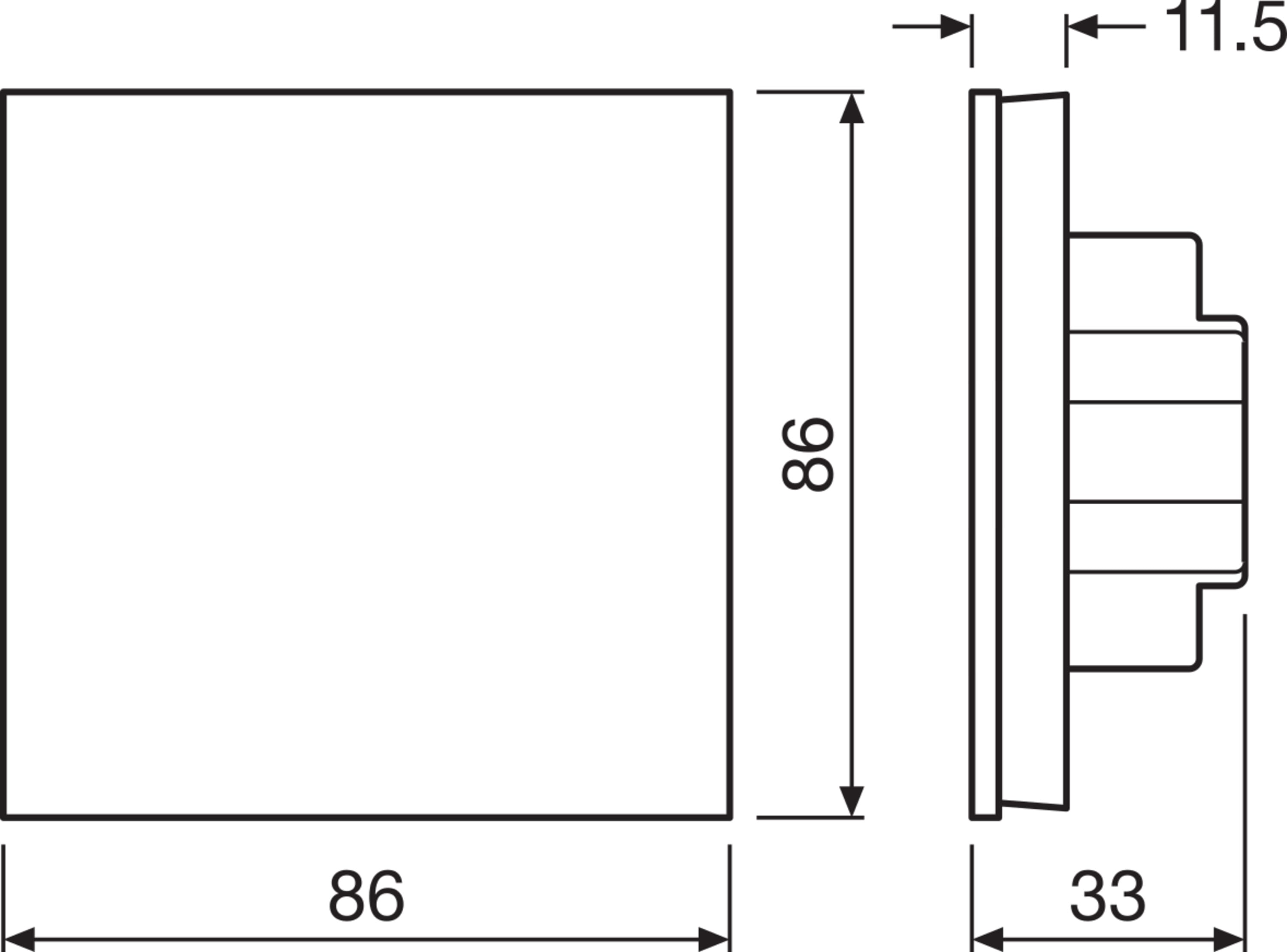 LEDVANCE - Pannello Tattile RGBW per LED, Alfanum. 220-240V