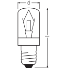 LEDVANCE - Lampadina forno speciale, 15W, 230V, E14, Osram