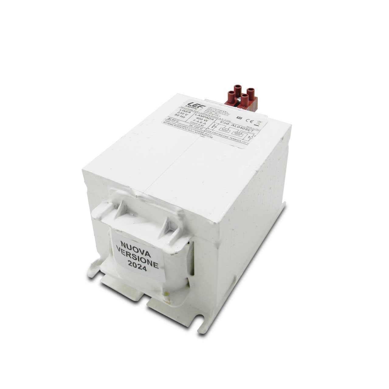 LEF LIGHTING - REATTORE ELETTROMECC. CON TERM. X LAMP.A SC.SODIO A.P.(S) E IODURI 400W 4-4,45A