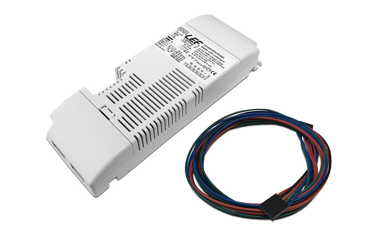 LEF LIGHTING - ALIMENTATORE LED TENSIONE COSTANTE 24Vdc 100W IP20 4 CANALI DIMMERABILE DALI/PU
