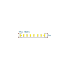 LEF LIGHTING - STRIP LED 2835 24V 10W 3000°K 1100LM IP20