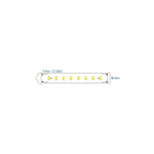 LEF LIGHTING - STRIP LED 2835 24V 10W 3000°K 1060LM IP68