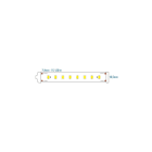 LEF LIGHTING - STRIP LED 2835 24V 10W 4000°K 1180LM IP68