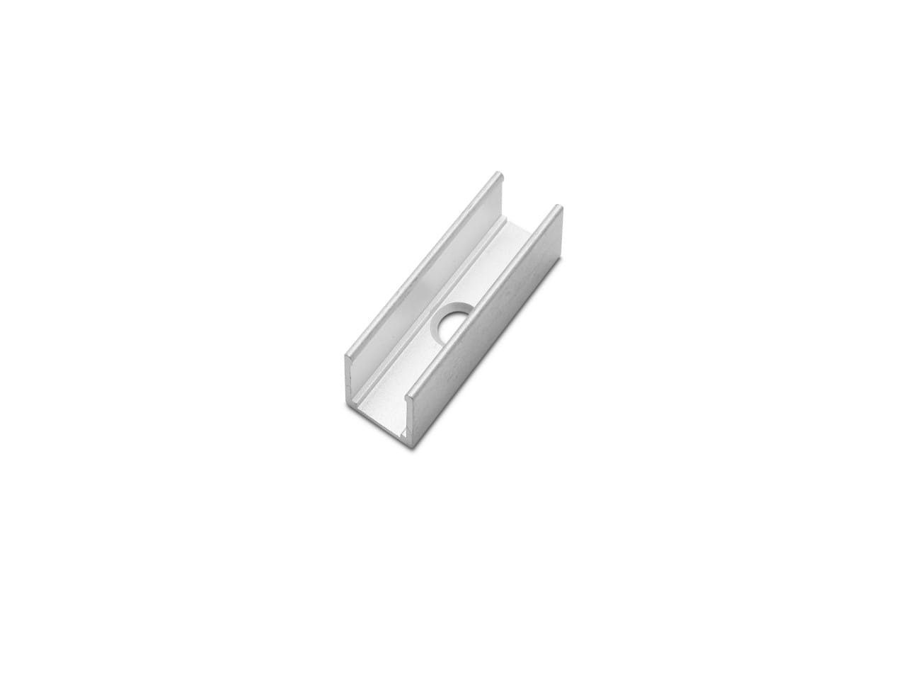 LEF LIGHTING - STAFFA DI FISSAGGIO IN ALLUMINIO PER STRIP NEON TIPO F