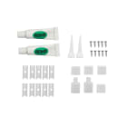 LEF LIGHTING - KIT PER TAGLIO STRIP LED NEON TIPO L + STAFFE