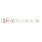 LEF LIGHTING - STRIP LED 3527 24V 19.2W RGBW 1020LM IP65 Indoor