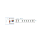 LEF LIGHTING - STRIP LED 3535 24V 19.2W RGB 1105LM IP65 Indoor