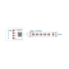 LEF LIGHTING - STRIP LED 3535 24V 14.4W RGB 600LM IP65 Indoor