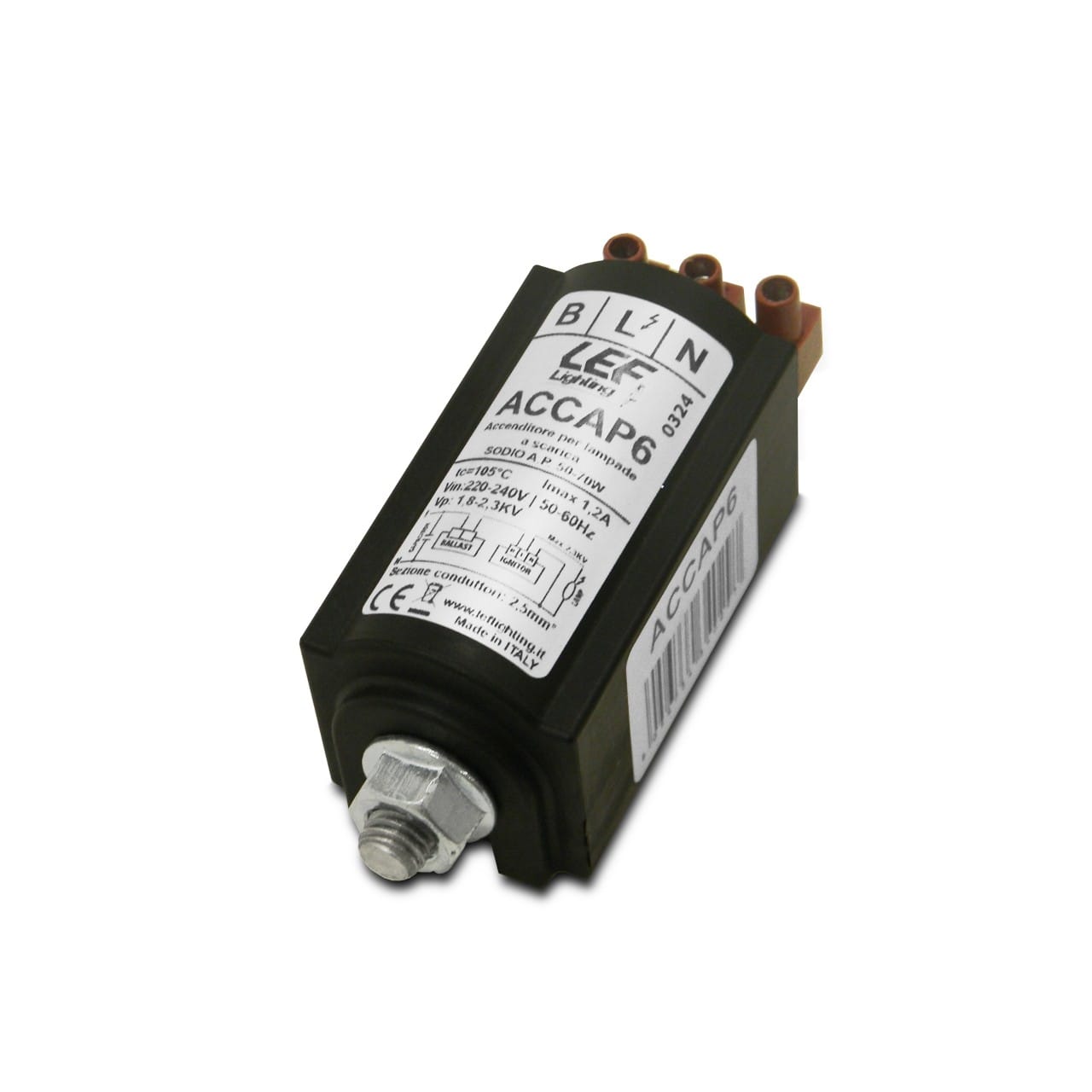 LEF LIGHTING - ACCENDITORE A SOVRAPPOSIZ. PER LAMPADE A SCARICA 50-70W SODIO A.P. (S) 3 FILI