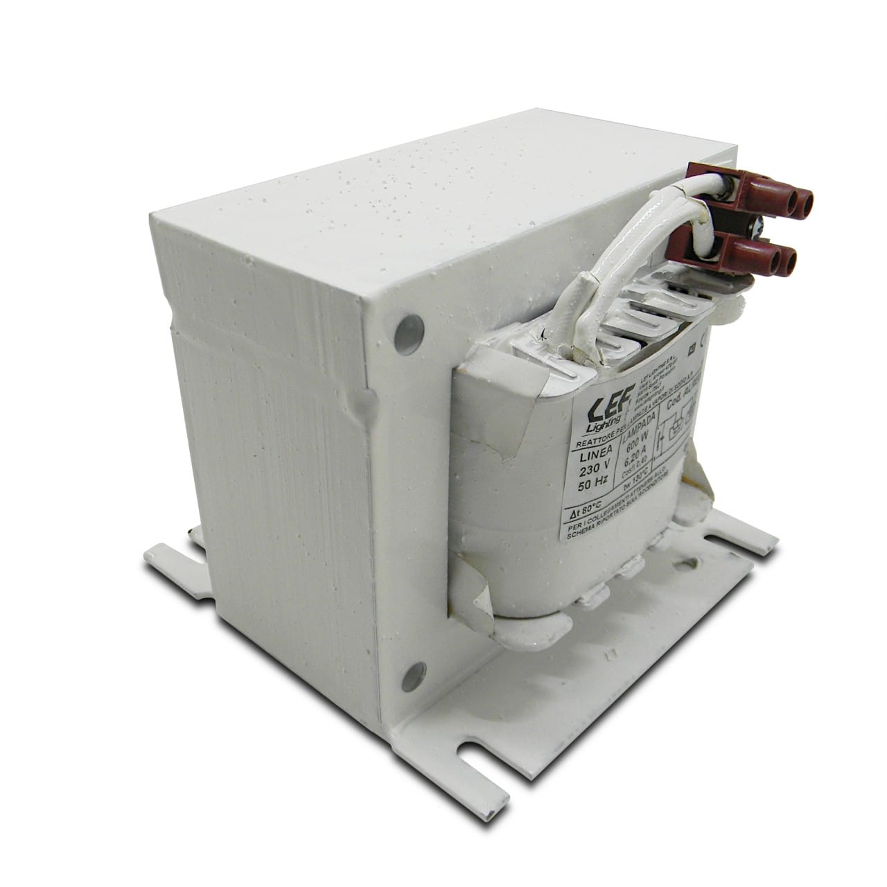 LEF LIGHTING - REATTORE ELETTROMECCANICO PER LAMPADE A SCARICA IODURI METALLICI 2000W 10,3A -