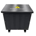 LEF LIGHTING - BOX IP23 RAL7016 450x300x400mm BUCCIATO per trasformatori/autotrasformatori