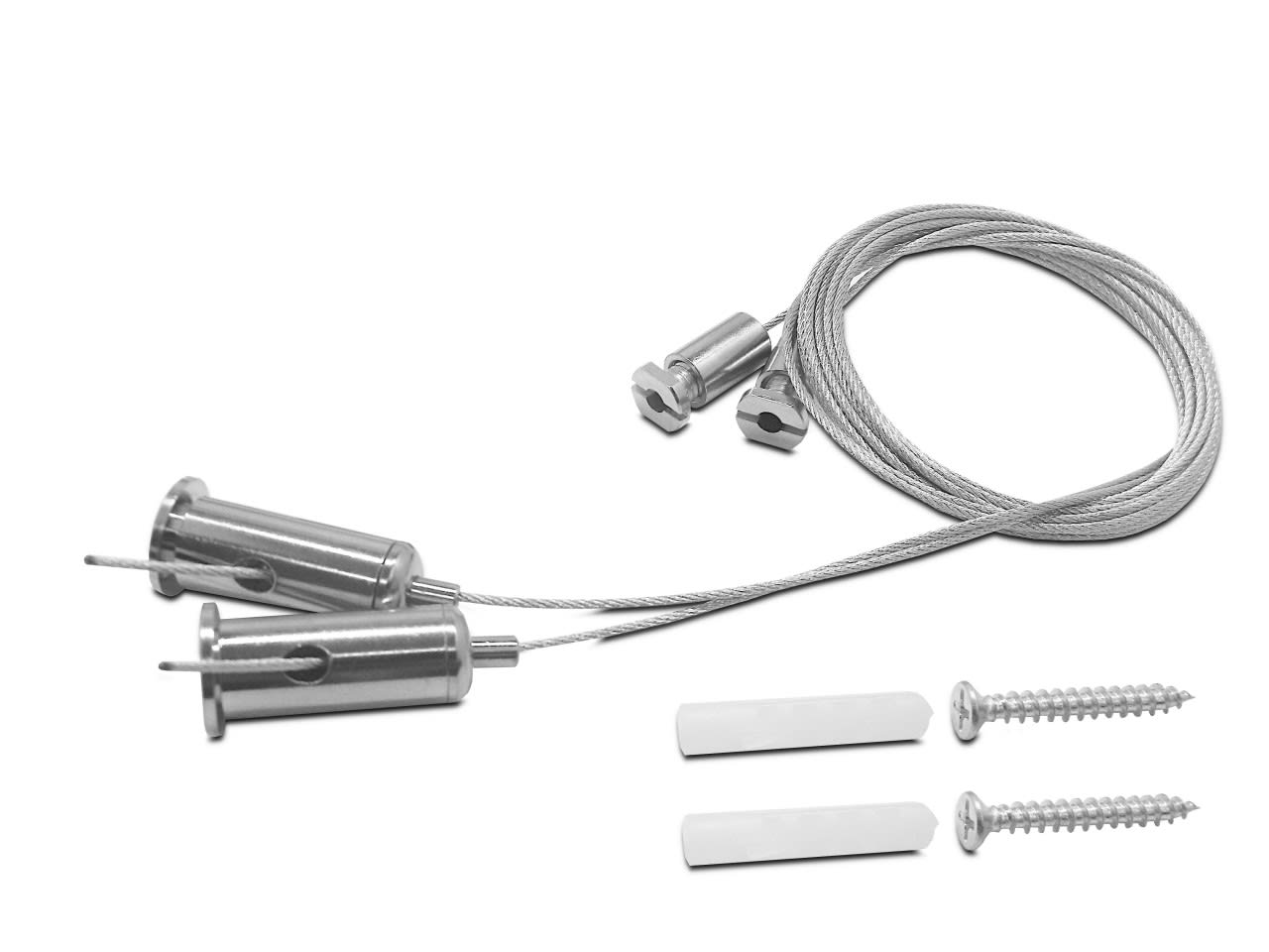 LEF LIGHTING - KIT SOSPENSIONE per profilo AS02