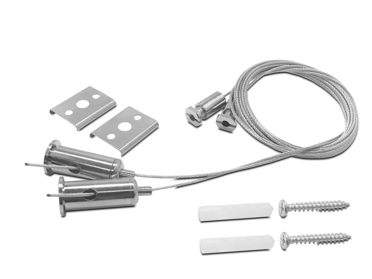 LEF LIGHTING - KIT SOSPENSIONE per profilo AS03