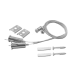 LEF LIGHTING - KIT SOSPENSIONE per profilo AS03