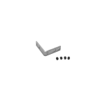 LEF LIGHTING - CONNETTORE ANGOLARE VERTICALE per profilo IC01/IN35/IN55/AS01/AS02/AS03