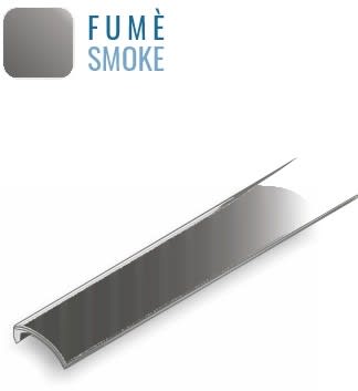LEF LIGHTING - COVER 01 FUME' 2M PC per profilo IN07/IN14/IC01/AP01/AP02/AP03