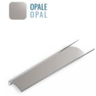 LEF LIGHTING - COVER 10 OPALE 2M PC per profilo AS02